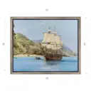 Картина в раме Декор депо "Монтегю Доусон. Пустой берег" 45x55 см