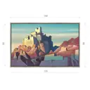 Картина в раме Декор депо "Николай Рерих. Замок Ладах" 90x140 см