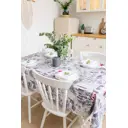 Скатерть на стол Colorprint Charmant Black прямоугольная 140x220 см мультиколор