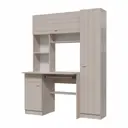 Компьютерный стол Клик мебель Альфа 137x181x61 см ЛДСП цвет ясень шимо светлый