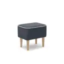 Пуф Monofix Одос 42x42x42 см рогожка цвет графит