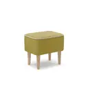Пуф Monofix Одос 42x42x42 см рогожка цвет желтый