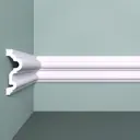 Молдинг Bello deco XPS М 24 на стену, полистирол (XPS), цвет белый, 70x25x2000 мм