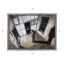 Картина Константина Малютина "В мастерской" матовый холст в раме 45x60 см