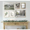 Набор постеров 28 картин "Зимний пейзаж" 110x80 см 6 шт, в тубусе без рамы