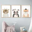 Набор постеров 28 картин "Животные" 50x40 см 3 шт, в тубусе без рамы