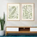 Набор постеров 28 картин "Винтажная ботаника" 50x40 см 2 шт, в тубусе без рамы