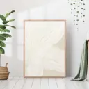 Постер 28 картин "Абстрактные полосы на бежевом" 70x50 см в тубусе без рамы