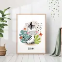 Постер 28 картин "Зебра" 50x40 см в тубусе без рамы