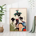 Постер 28 картин "Живопись древней японии" 50x40 см в тубусе без рамы