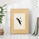 Постер 28 картин "Абстракция клякса минимализм" 50x40 см в тубусе без рамы