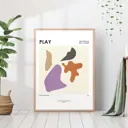 Постер 28 картин "Абстракция в современном стиле цветные пятна" 70x50 см в тубусе без рамы