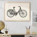 Постер 28 картин "Велосипед Ретро" 70x50 см в тубусе без рамы