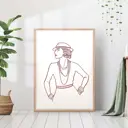 Постер 28 картин "Портрет Шанель" 50x40 см в тубусе без рамы