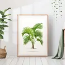 Постер 28 картин "Пальма иллюстрация" 70x50 см в тубусе без рамы