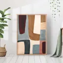 Постер 28 картин "Абстракция в современном стиле репродукция" 50x40 см в тубусе без рамы