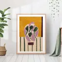 Постер 28 картин "Абстракция ваза репродукция" 50x40 см в тубусе без рамы