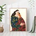 Постер 28 картин "Брунна Манкузо две девушки репродукция" 50x40 см в тубусе без рамы