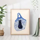 Постер 28 картин "Кошка в авоське репродукция" 50x40 см в тубусе без рамы