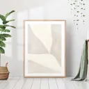 Постер 28 картин "Светлая абстракция грани" 50x40 см в тубусе без рамы