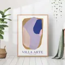 Постер 28 картин "Арт афиша абстракция" 70x50 см в тубусе без рамы