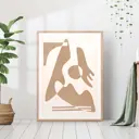 Постер 28 картин "Абстракция формы фрагменты" 50x40 см