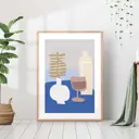 Постер 28 картин "Абстракция предметы натюрморт" 70x50 см