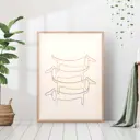 Постер 28 картин "Таксы собаки" 50x40 см, в тубусе без рамы