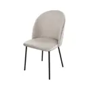 Стул Estente Helga 90x50x50 см жаккард/шенилл цвет дымно-серый