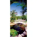 Наклейка для дверей и мебели Wallfix "Мост в тропиках" 95x220 см, W086