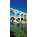 Наклейка для дверей и мебели Wallfix "Акведук мост" 95x220 см W098