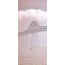 Наклейка для дверей и мебели Wallfix "Мост в тумане" 95x220 см, W089