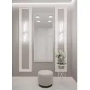 Зеркало интерьерное в алюминиевой раме настенное ONE Mirror 170x70 см серебро