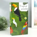 Фотоальбом на 300 фото 10x15 см "Экзотические птицы" 33.5x17.5x5 см