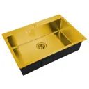 Мойка Steel Hammer Sink SH 7551 BRONZE 75x51x20см прямоугольник нержавеющая сталь цвет бронза