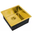 Мойка Steel Hammer Sink SH 4444 BRONZE 44x44x20см квадрат нержавеющая сталь цвет бронза