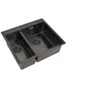 Мойка Steel Hammer Sink PVD 59-2-51-R GRAFIT 59x51x20см прямоугольник нержавеющая сталь цвет графит