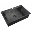 Мойка Steel Hammer Sink PVD 7551 GRAFIT 75x51x20см прямоугольник нержавеющая сталь цвет графит