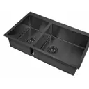 Мойка Steel Hammer Sink PVD 78-2-51-R GRAFIT 78x51x20см прямоугольник нержавеющая сталь цвет графит
