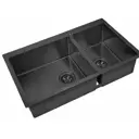 Мойка Steel Hammer Sink PVD 78-2-51-L GRAFIT 78x51x20см прямоугольник нержавеющая сталь цвет графит