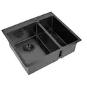 Мойка Steel Hammer Sink ZL R 590-2-510-L GRAFIT 59x51x20см прямоугольник нержавеющая сталь цвет графит