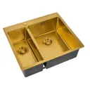 Мойка Steel Hammer Sink ZL R 590-2-510-R BRONZE 59x51x20см прямоугольник нержавеющая сталь цвет бронза