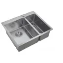Накладная мойка Steel Hammer ZL R 590-2-510-L 59x51x20 см нержавеющая сталь цвет нержавеющая сталь
