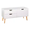 Тумба под телевизор R-home 4009552511h 110x55x42 см МДФ с покрытием цвет белый