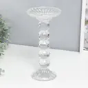 Подсвечник Simaland на 1 свечу "Креманка, 5 шаров" прозрачный 23x11.5x11.5 см