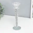 Подсвечник Simaland на 1 свечу "Спираль с камешками" 22x7x7 см