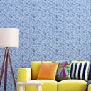 Обои флизелиновые Decoracion Изящные веточки 1 м голубые 7100307-vinil-280x100x4