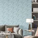 Обои флизелиновые Decoracion Хрупкие васильки 1 м голубые 7101207-vinil-280x100x4