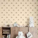 Обои флизелиновые Decoracion Спящий оленёнок 1 м кремовые 7102903-vinil-280x100x4