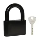 Замок навесной PL-WEATHER-1560 Black 4 fin key (PL-15-60) диск. /блистер